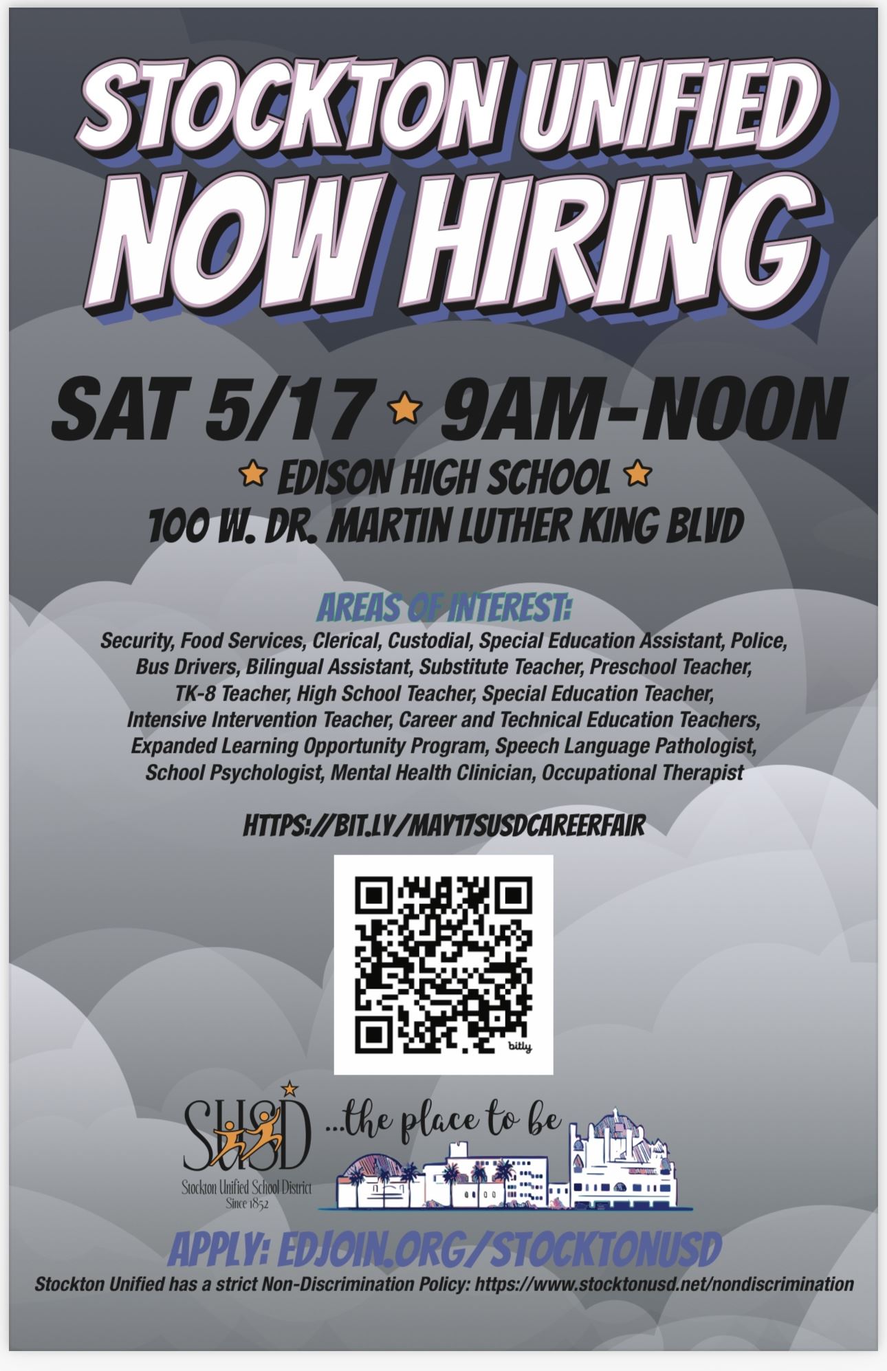  SUSD is the place to be. We are hiring!